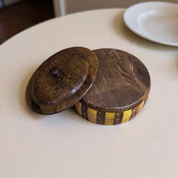 Shaakhzan Handmade Wooden Hotpot – Rustic Artisanal Design - Image 3