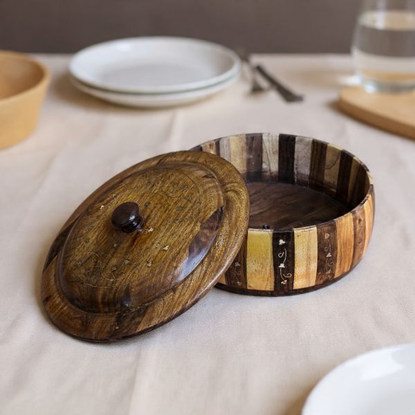 Shaakhzan Handmade Wooden Hotpot – Rustic Artisanal Design - Image 5